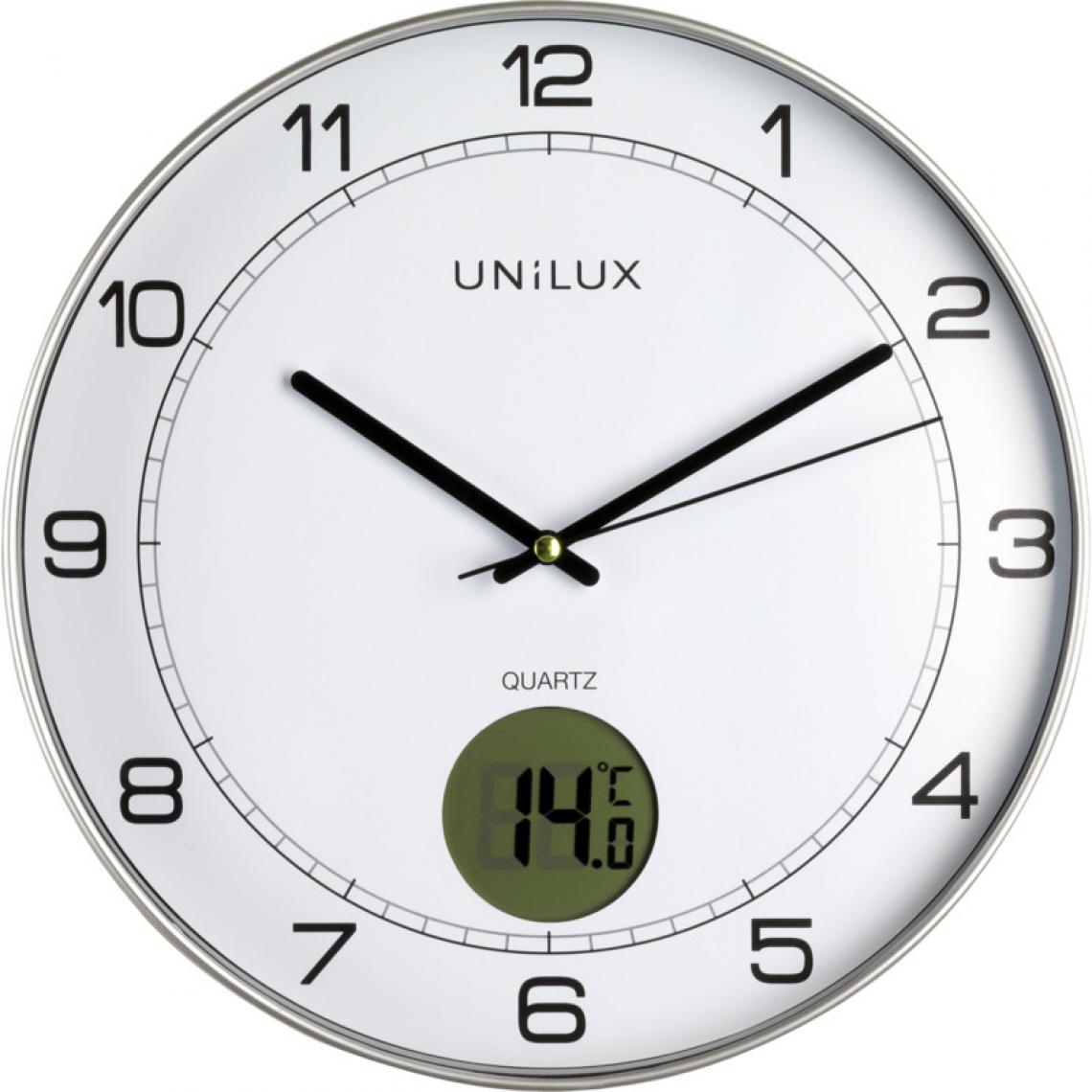 Unilux - UNiLUX Horloge murale à quartz 'TEMPUS', diamètre: 300 mm () - Télérupteurs, minuteries et horloges