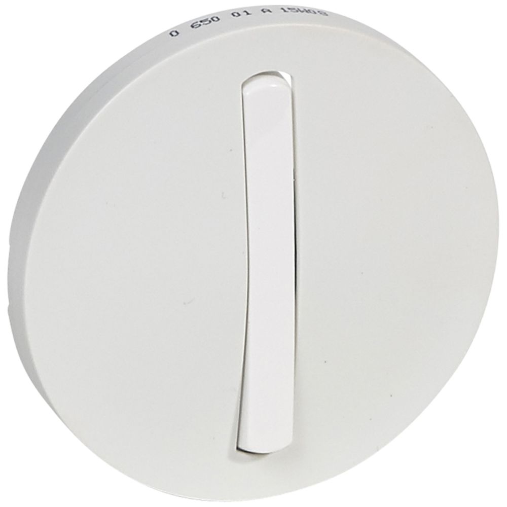 Legrand - enjoliveur - simple commande soft - doigt etroit - legrand céliane - blanc - Interrupteurs et prises en saillie