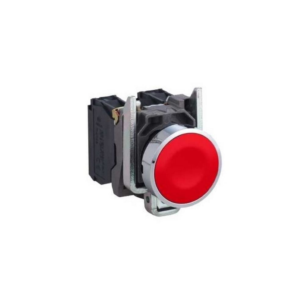 Schneider - Schneider XB4BA42 - Harmony bouton-poussoir rouge Ø22 - à impulsion affleurant - 1O - Interrupteurs et prises en saillie