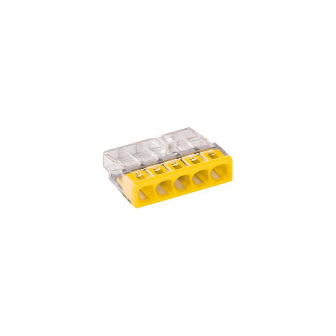marque generique - Bornes de raccordement VDE Wago-COM.5x0,5-2,5qmm jaune 6St - Boîtes d'encastrement