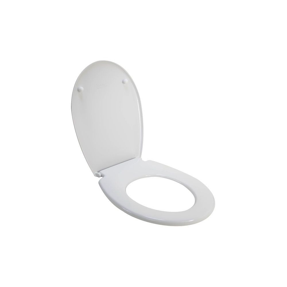 Rossignol - Abattant de toilette blanc thermodur wc universel charnieres inox - Abattant WC