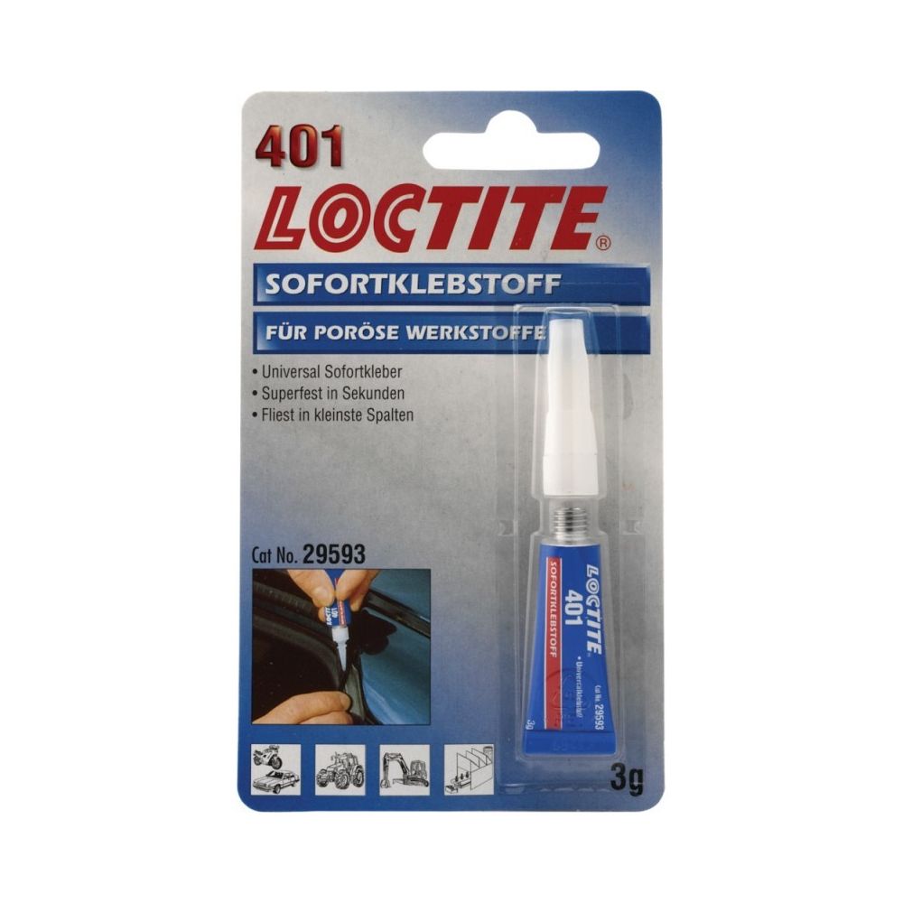 Loctite - Glue liquide LOCTITE 401 3g BL (Par 12) - Mastic, silicone, joint