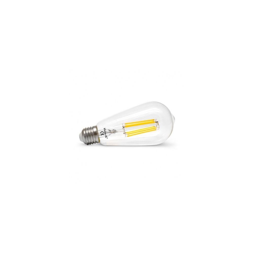 Vision-El - Ampoule LED E27 ST64 Filament 8W 2700 K Dimmable - Ampoules LED