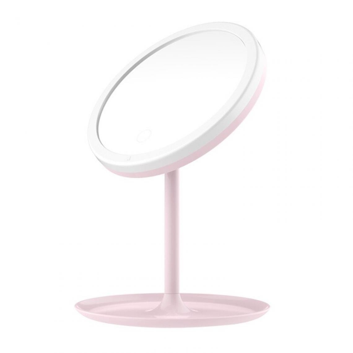 Universal - Rétro-éclairage de maquillage avec miroir de toilette LED blanc naturel | miroir de bain(Rose) - Miroir de salle de bain