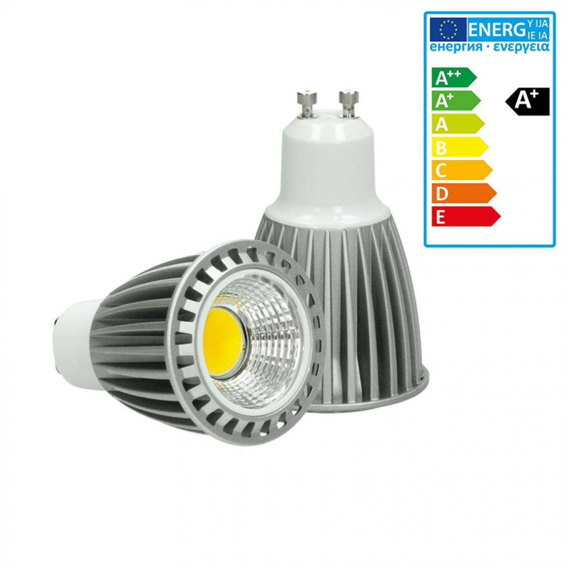 Ecd Germany - ECD Germany LED COB GU10 Spot Lampe Ampoule 9W Blanc Froid - Ampoules LED