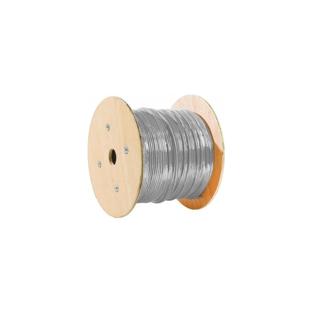Abi Diffusion - Cable multibrin CAT7 s/ftp pvc gris - 500 m - Fils et câbles électriques