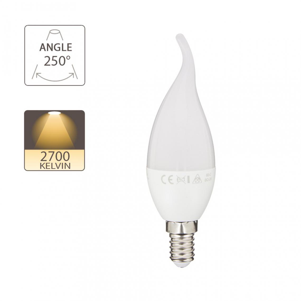 Supraled - Ampoule LED (Flamme Coup de vent) culot E14 - Ampoules LED