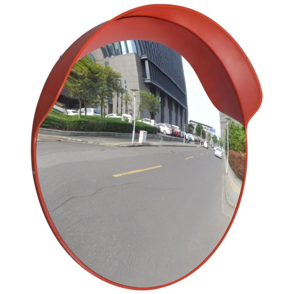 Vidaxl - Miroir de trafic convexe Plastique Orange 60 cm | - Extincteur & signalétique