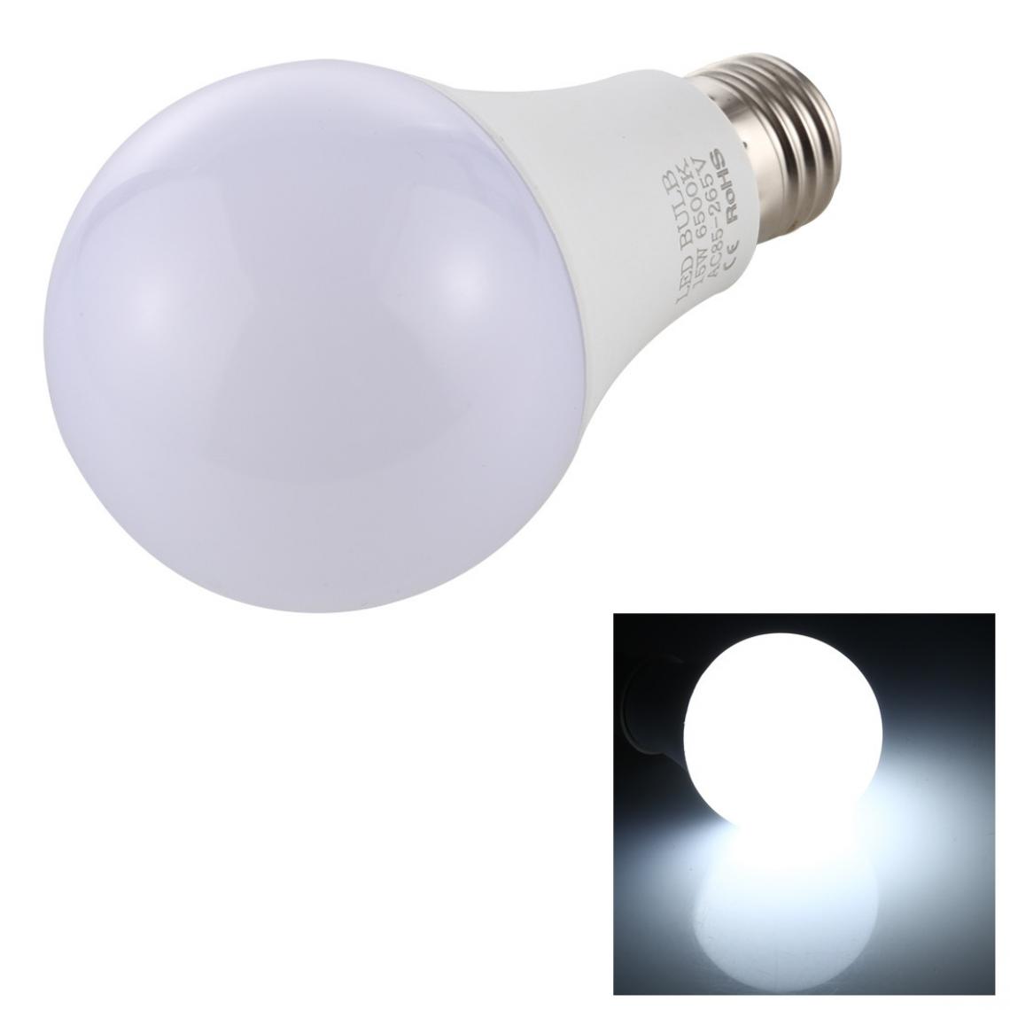 Wewoo - Ampoule à économie d'énergie LED 15W 1350LMlumière blanche 6000-6500K AC 85-265V - Ampoules LED