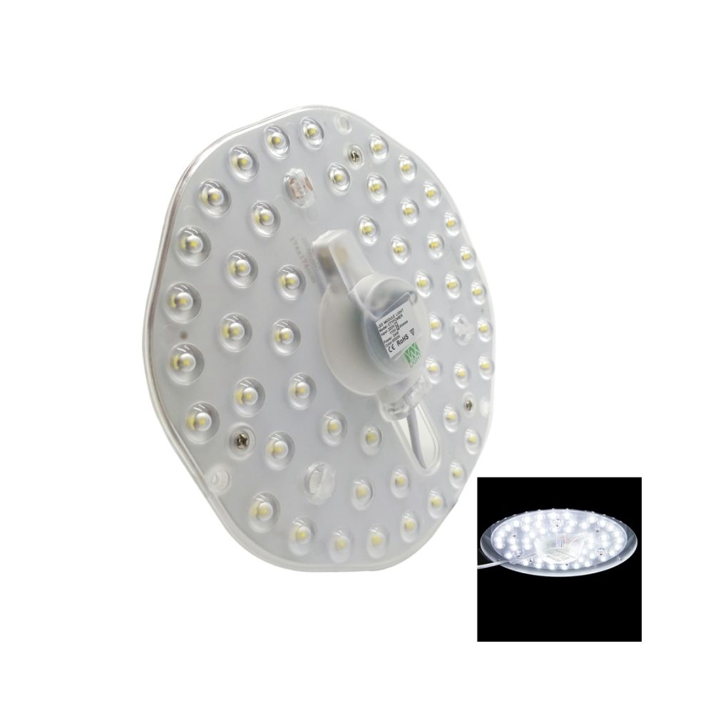 Wewoo - Dalle LED 24W 48 LEDs SMD 2835 6000-6500K Module Lampe Ampoule Plafonnier Modifié Source de Lumière, AC 220-240V Lumière Blanche - Ampoules LED