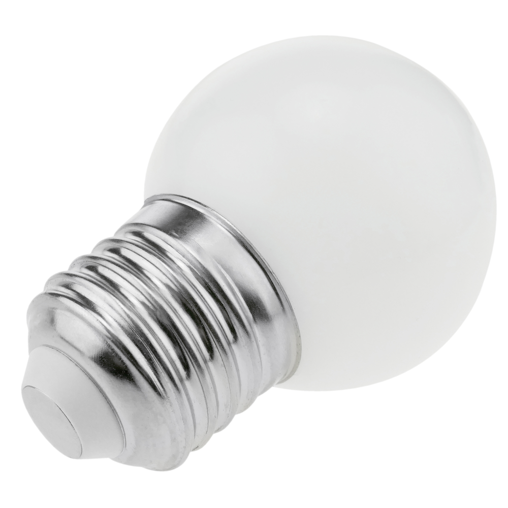 Primematik - Ampoule LED G45 1,5W 230VAC E27 lumière blanc chaud - Ampoules LED