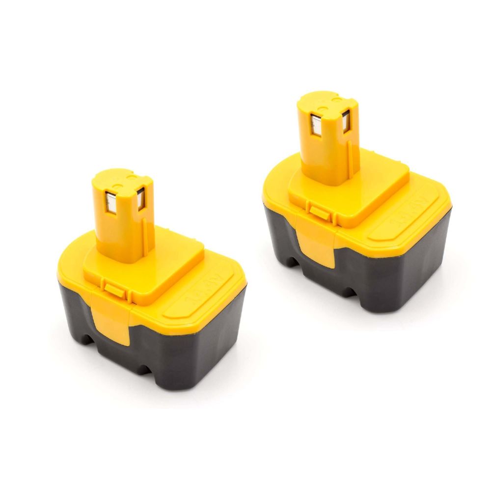 Vhbw - vhbw 2x Batterie NiMH 1500mAh (14.4V) pour les outils électriques tels que Ryobi 130111073, 130224010, 130224011, 130224017, 130245005 - Clouterie