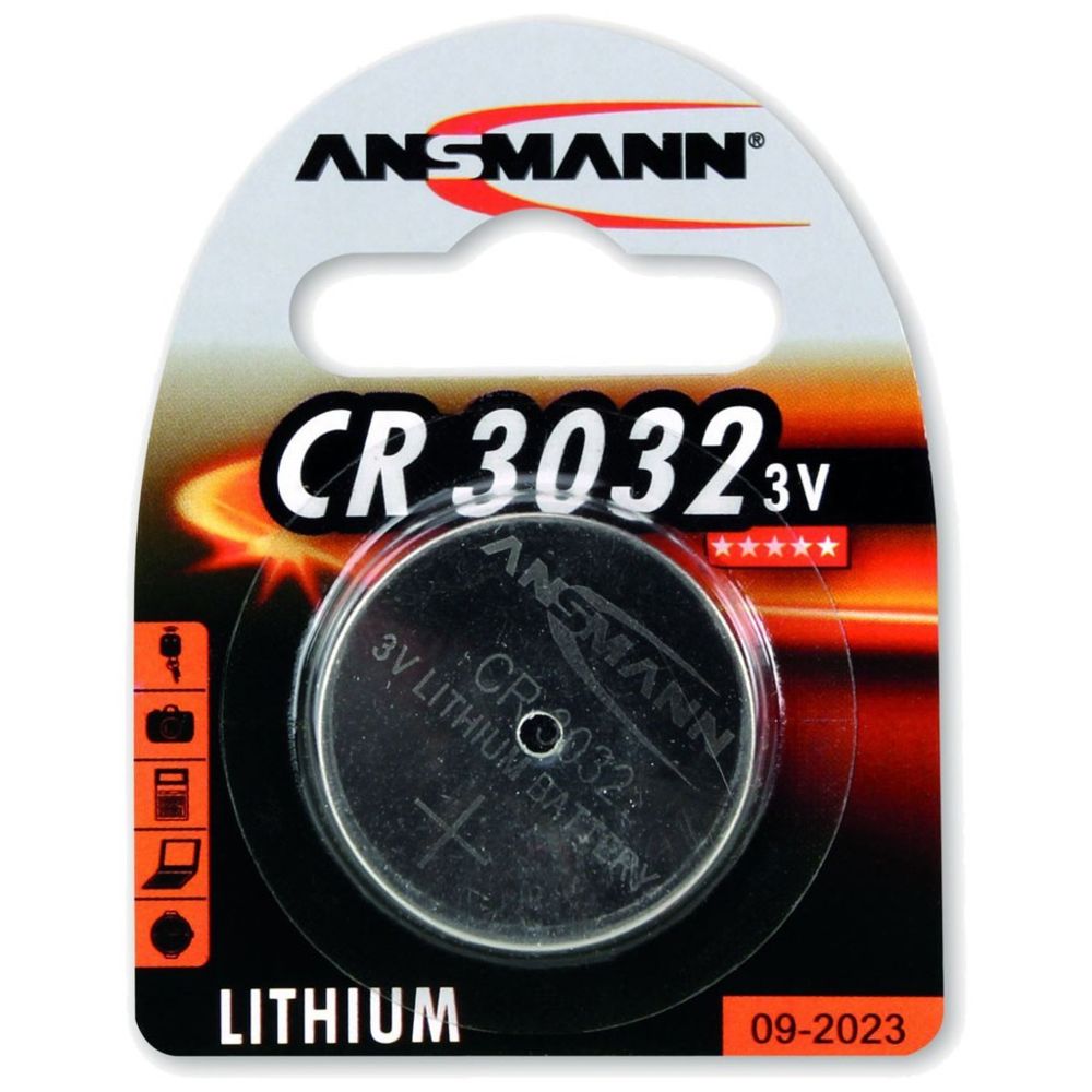 marque generique - Ansmann pile bouton 3V Lithium CR3032, blister 1 pièce (1516-0013) - Piles rechargeables