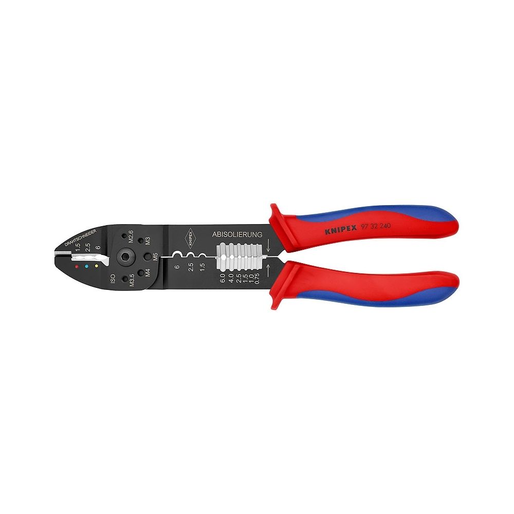 Knipex - Pince à sertir KNIPEX - Longueur : 240 mm - 9722240 - Agrafeuses