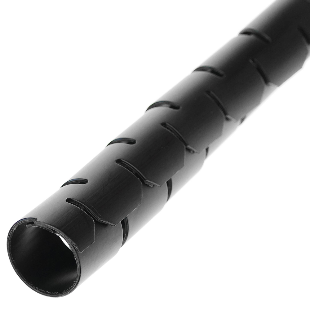 Bematik - Câble Rangement. Tube organisateur noir avec clip de 12-17 mm longueur 25 m - Range-câbles