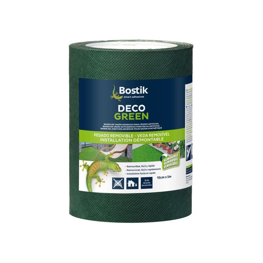 Bostik - BOSTIK Bande de Jonction Adhésive Verte pourgazon synthetique - Rouleau de 15 cm x 5 m - Colle & adhésif