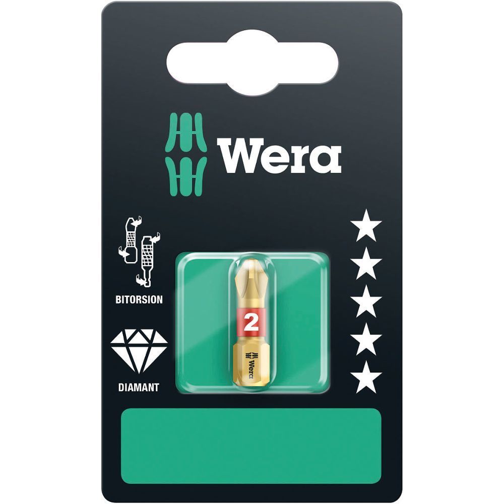 Wera - Wera 851/1 BDC SB PH2, PH 2 x 25 mm - 05073333001 - Accessoires vissage, perçage
