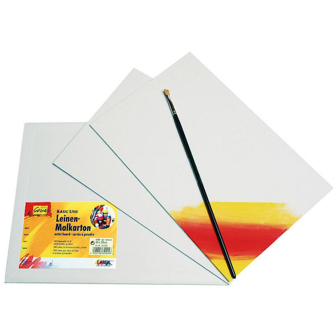 Kreul - KREUL Carton à peindre SOLO Goya BASIC LINE, 240 x 300 mm () - Outils et accessoires du peintre