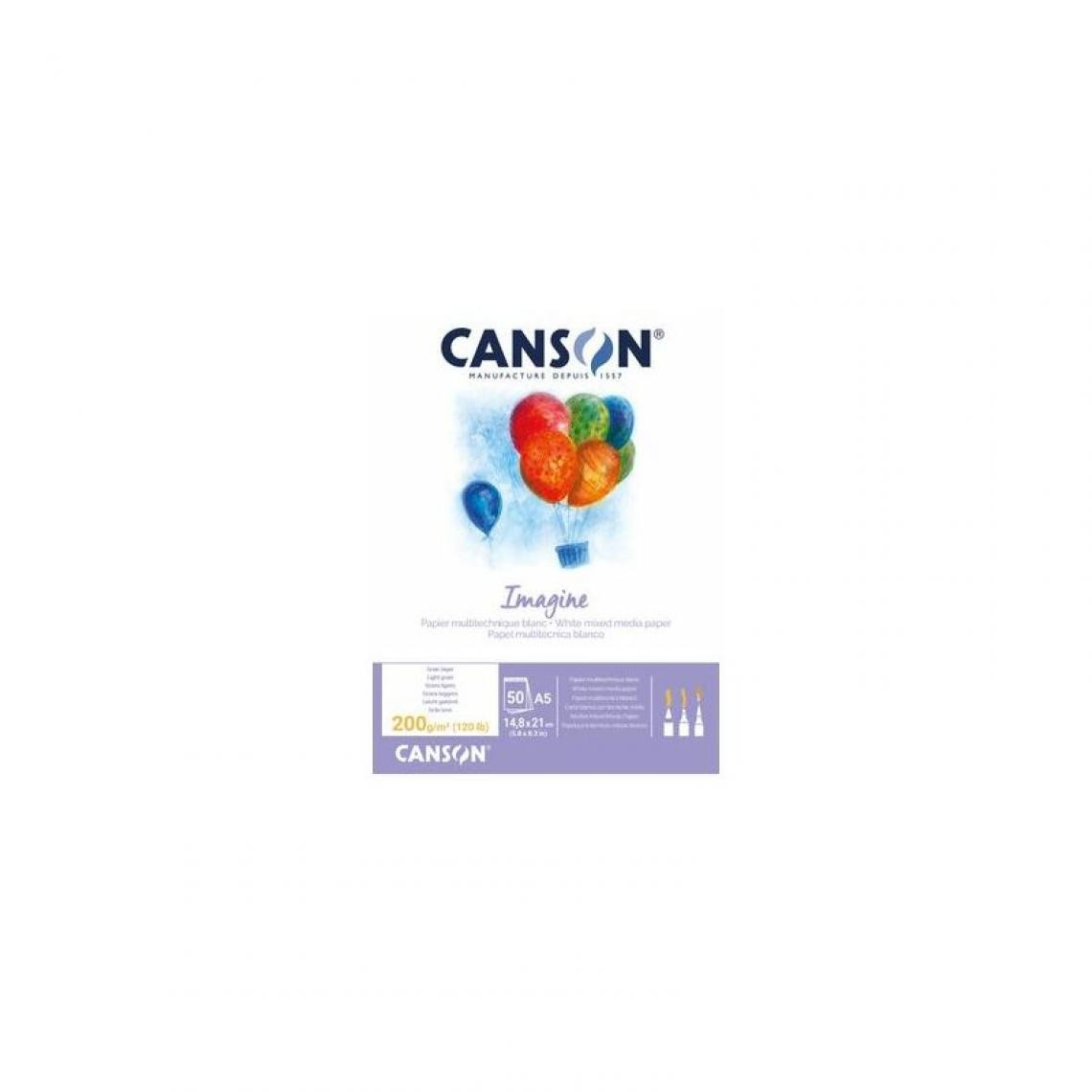 Canson - CANSON Bloc à dessin Imagine, format A1, 200 g/m2 () - Outils et accessoires du peintre