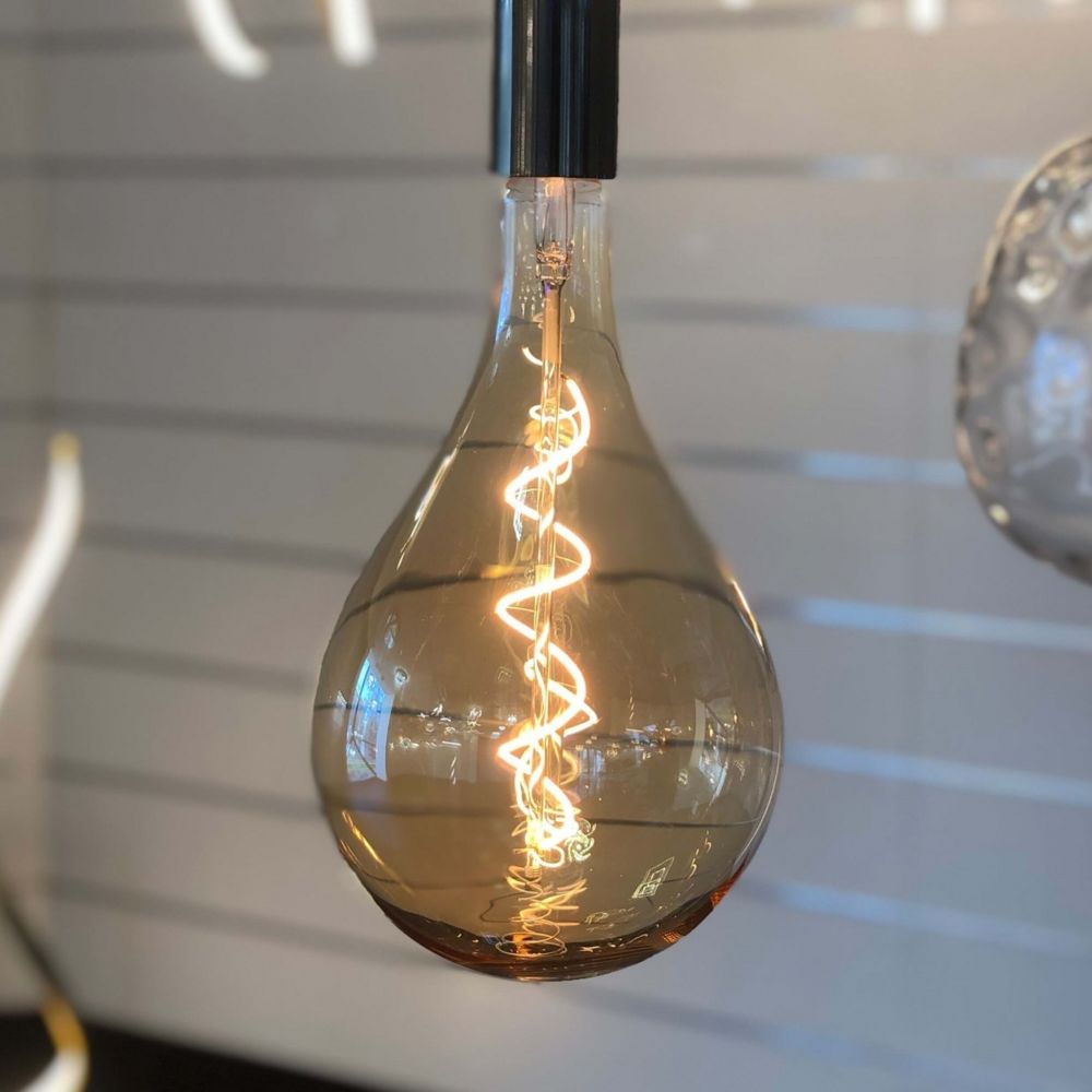 Kosilum - Ampoule LED géante H30cm à filament torsadé E27 - Ampoules LED