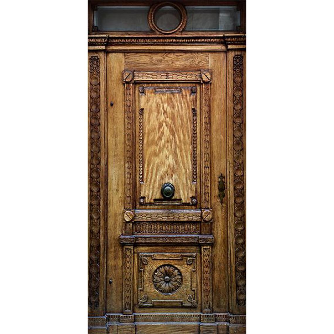 Artgeist - Papier-peint pour porte - Medieval Entrance .Taille : 90x210 - Papier peint