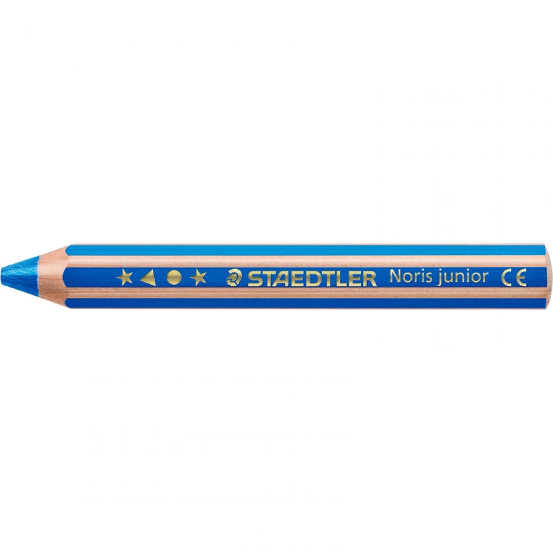 Staedtler - STAEDTLER Crayon de couleur hexagonal Noris junior, bleu () - Outils et accessoires du peintre
