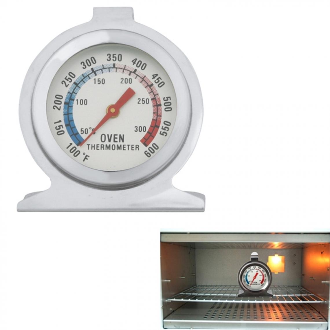 Wewoo - Thermomètre de cuisson argent Haute qualité en acier inoxydable Stand Up four de Gage 0-300 degrés Centigrade - Appareils de mesure