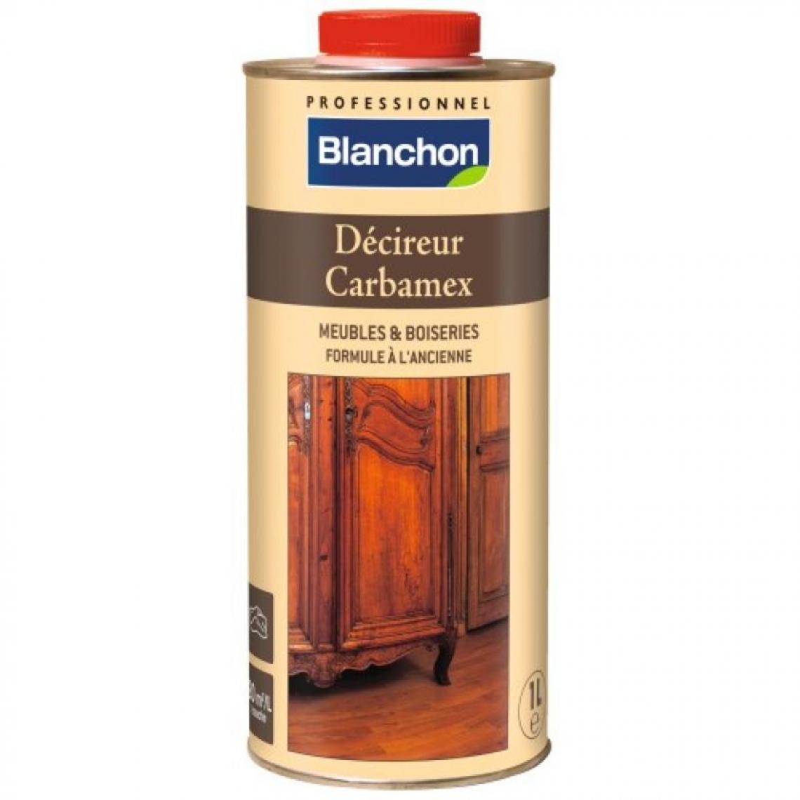 Blanchon - Décireur Carbamex, bidon de 1 - Produit de finition pour bois