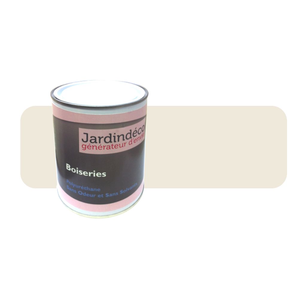 Bouchard Peintures - Peinture crème pour meuble en bois brut 1 litre - Peinture intérieure