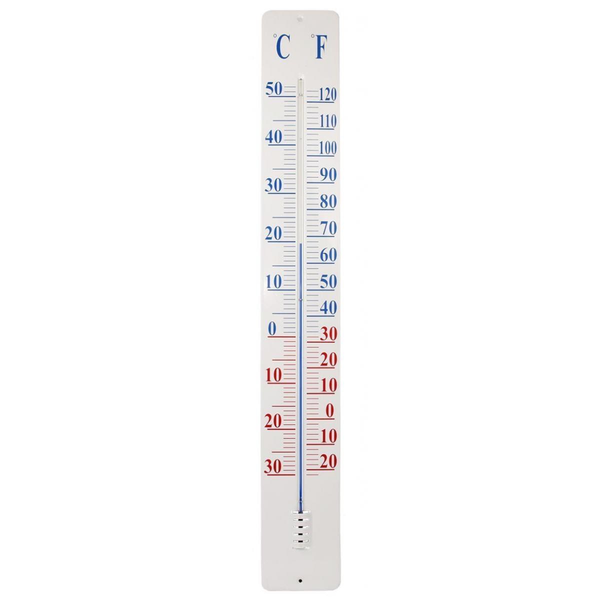 World Of Weather - Thermomètre 90 extérieur sur plaque Métal - Appareils de mesure