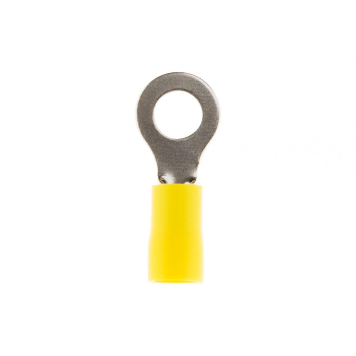 Zenitech - 10 cosses jaune rondes 6 mm - Zenitech - Accessoires de câblage