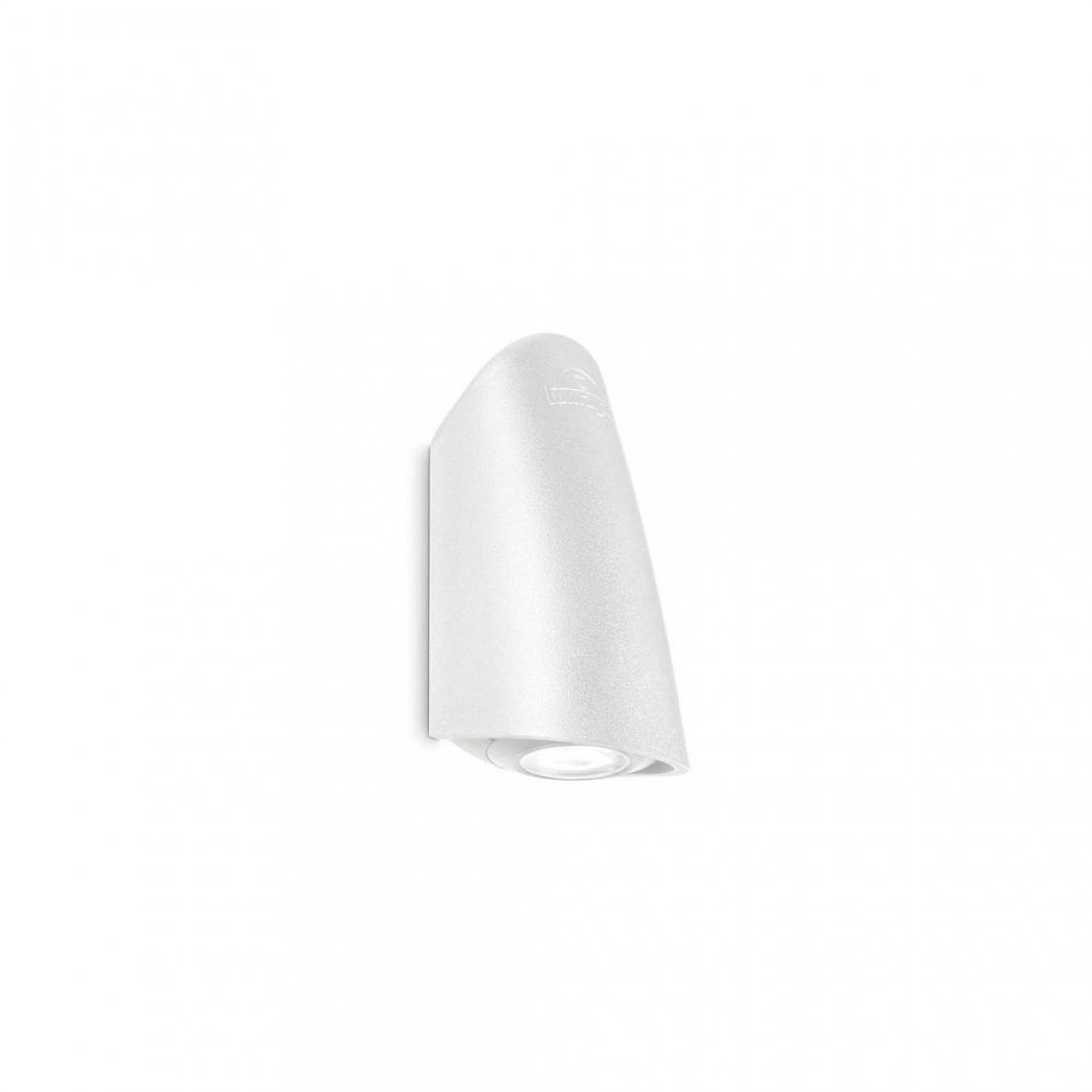 Ideal Lux - Applique Extérieure ANGUS Blanc 1x1,7W - Applique, hublot