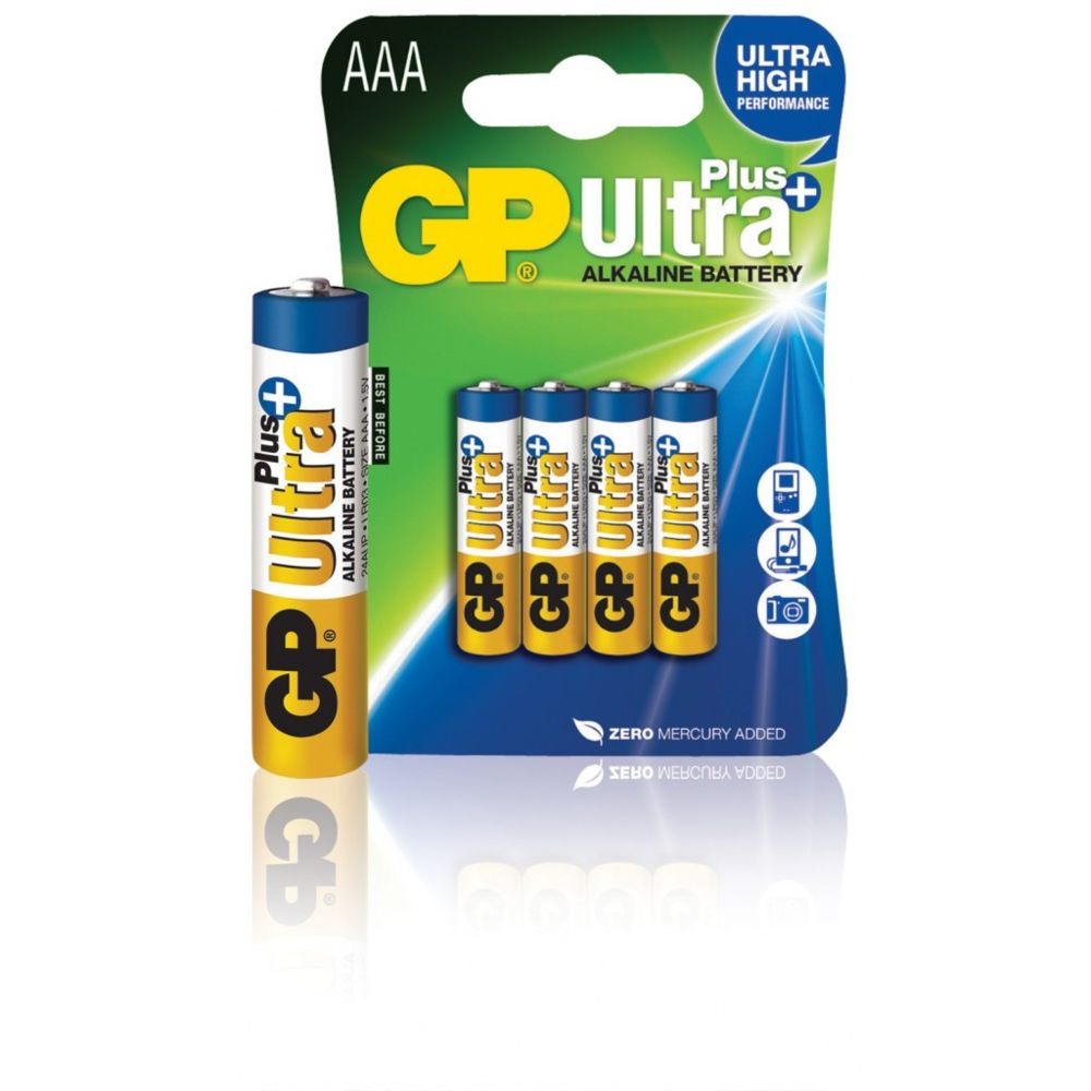 Gp - PILES AAA ALCALINES ULTRA PLUS GP - Piles rechargeables