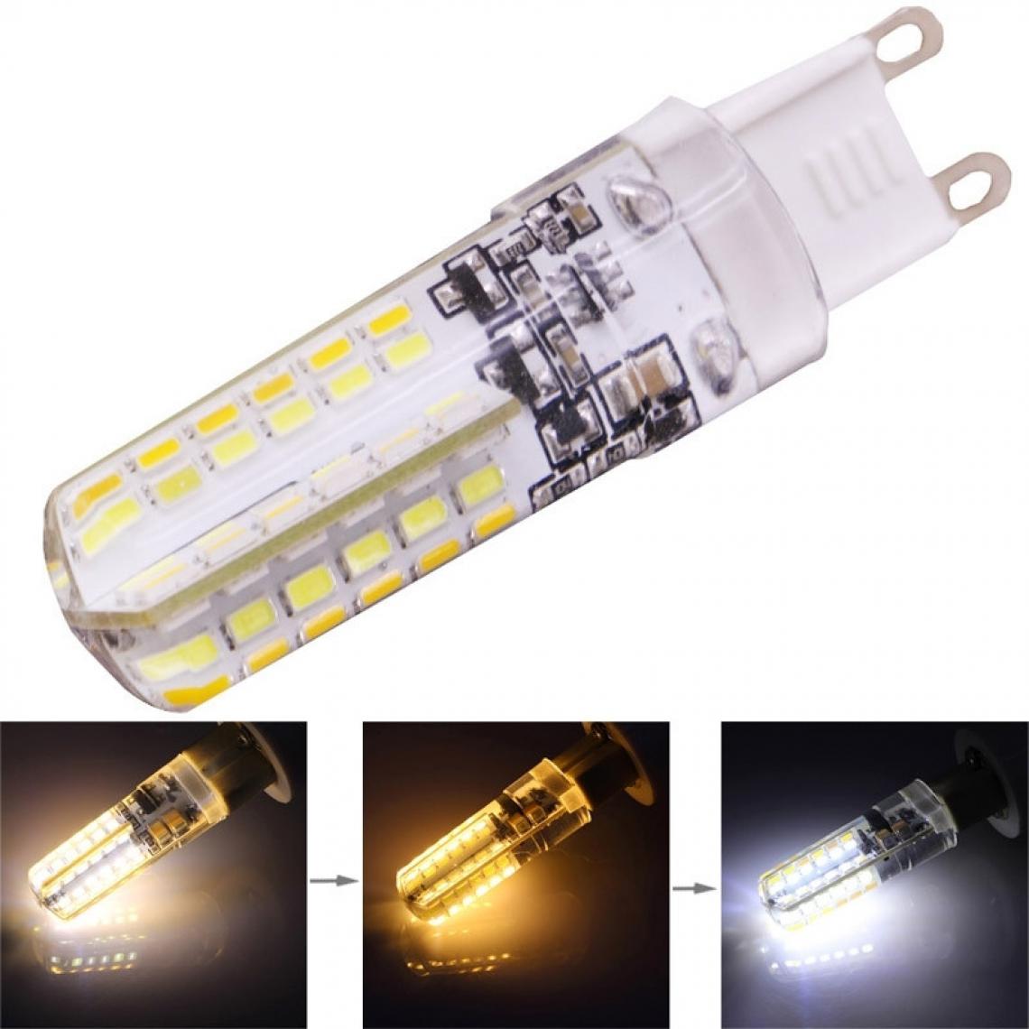 Wewoo - G9 4W SMD 3014 Lumière de maïs à LED blanche et et neutre240-260 LM 96 ampoule à lampe à température ajustableCA 220V - Ampoules LED