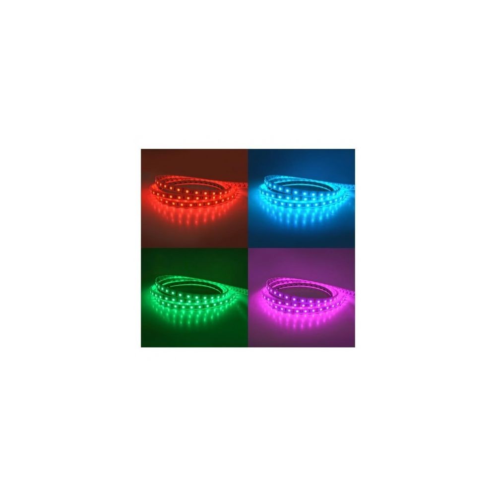 Vision-El - Bandeau LED RGB 5 m 60 LED/m 72W IP67 - 24V - Ampoules LED