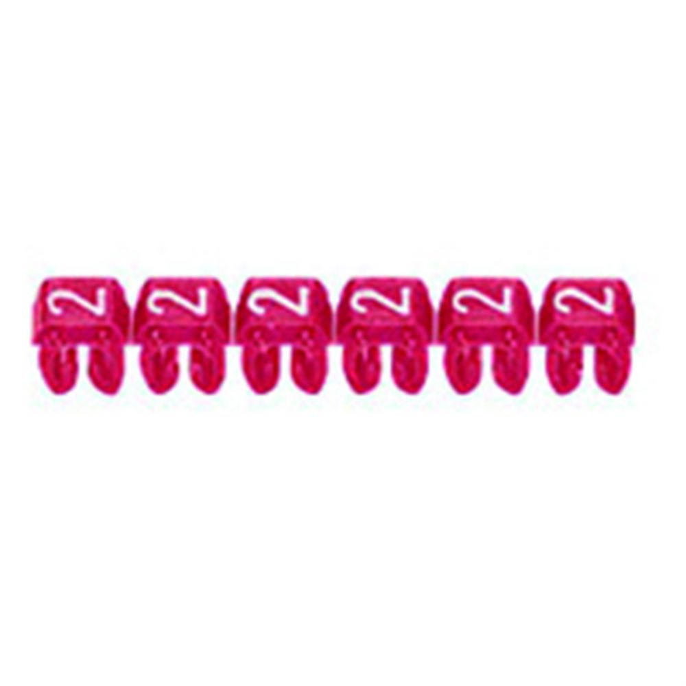 Legrand - repère pour fil de 1.5 à 2.5 mm2 - chiffre 7 - couleur violet - legrand cab 3 - Accessoires de câblage