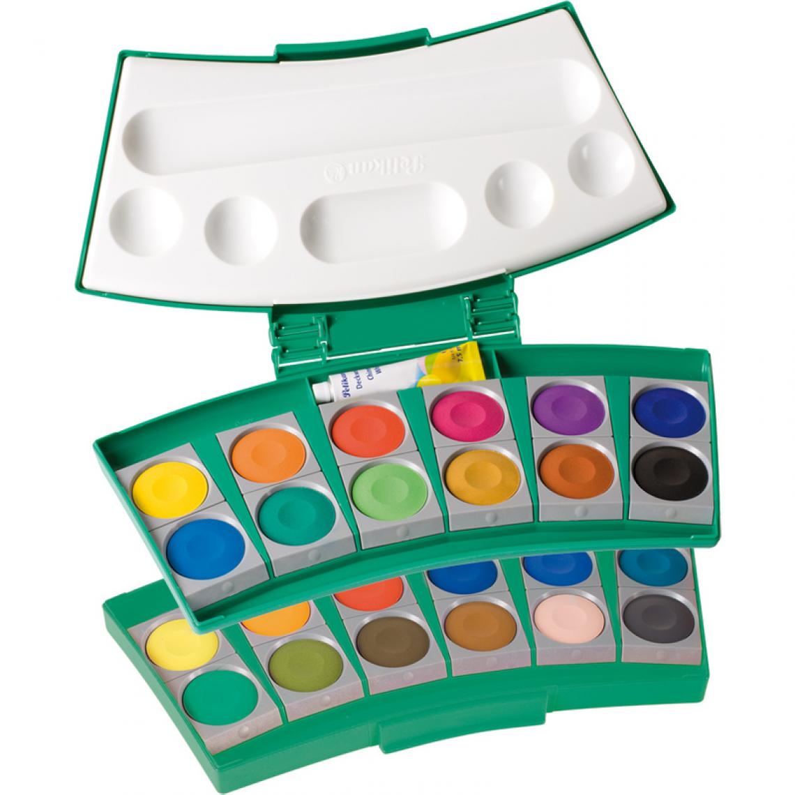 Pelikan - Pelikan Boîte de peinture ProColor 735, 24 couleurs,aspérule () - Outils et accessoires du peintre