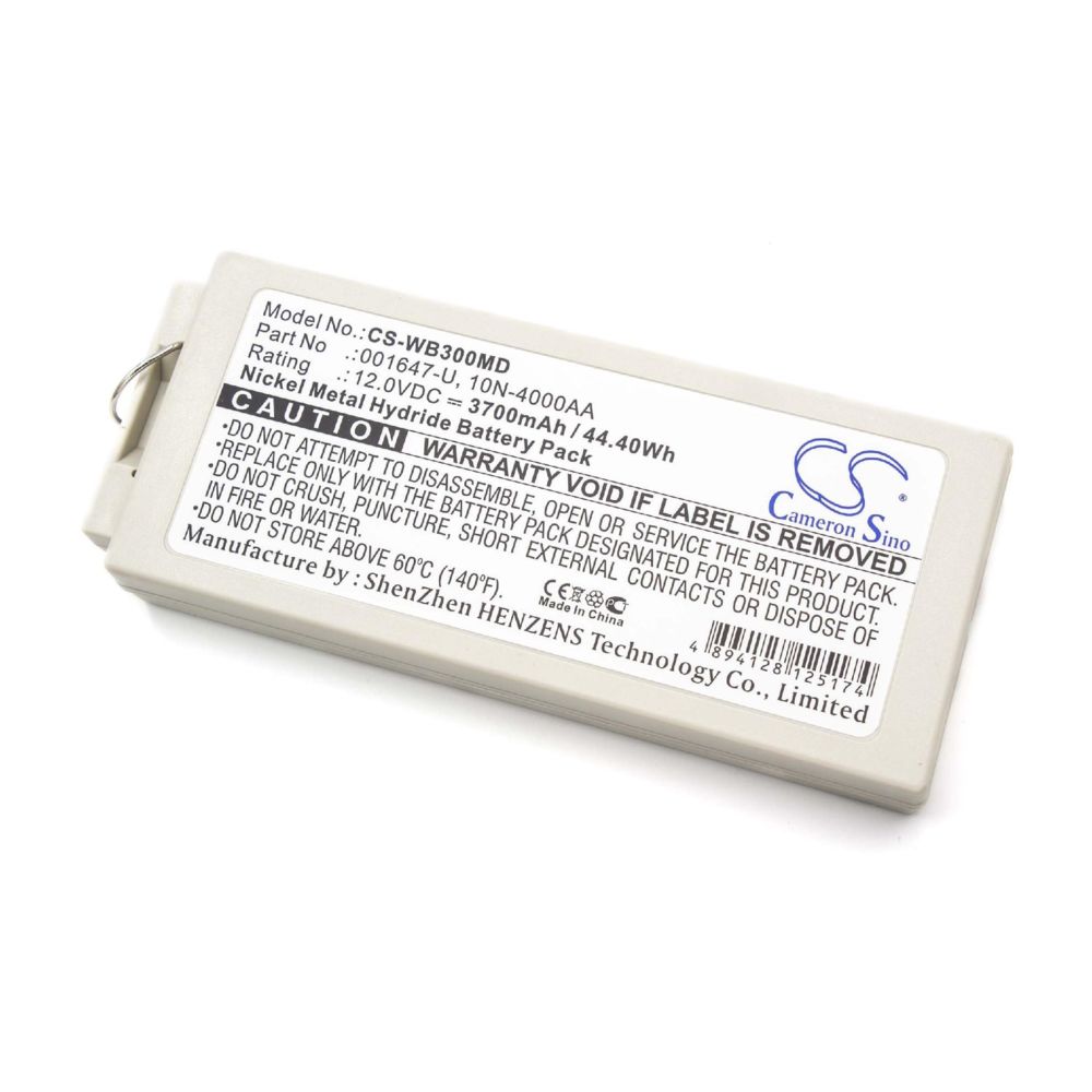 Vhbw - vhbw NiMH batterie 3700mAh (12V) pour appareil de médecine comme défibrillateur comme Welch-Allyn 001647-U - Piles spécifiques