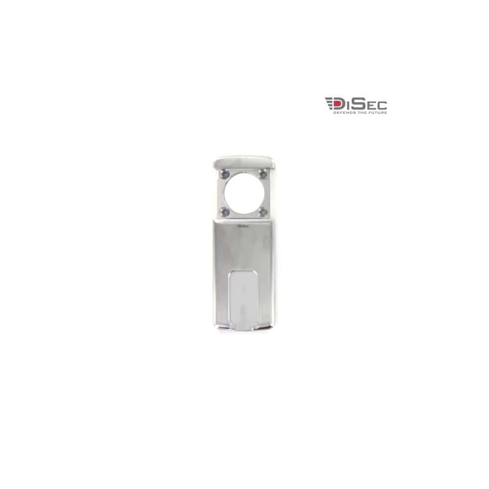 Disec - Protection magnétique DISEC pour cylindre rond - diamètre 37 mm max. - chromé satiné MG410FOT4W - Cylindre de porte