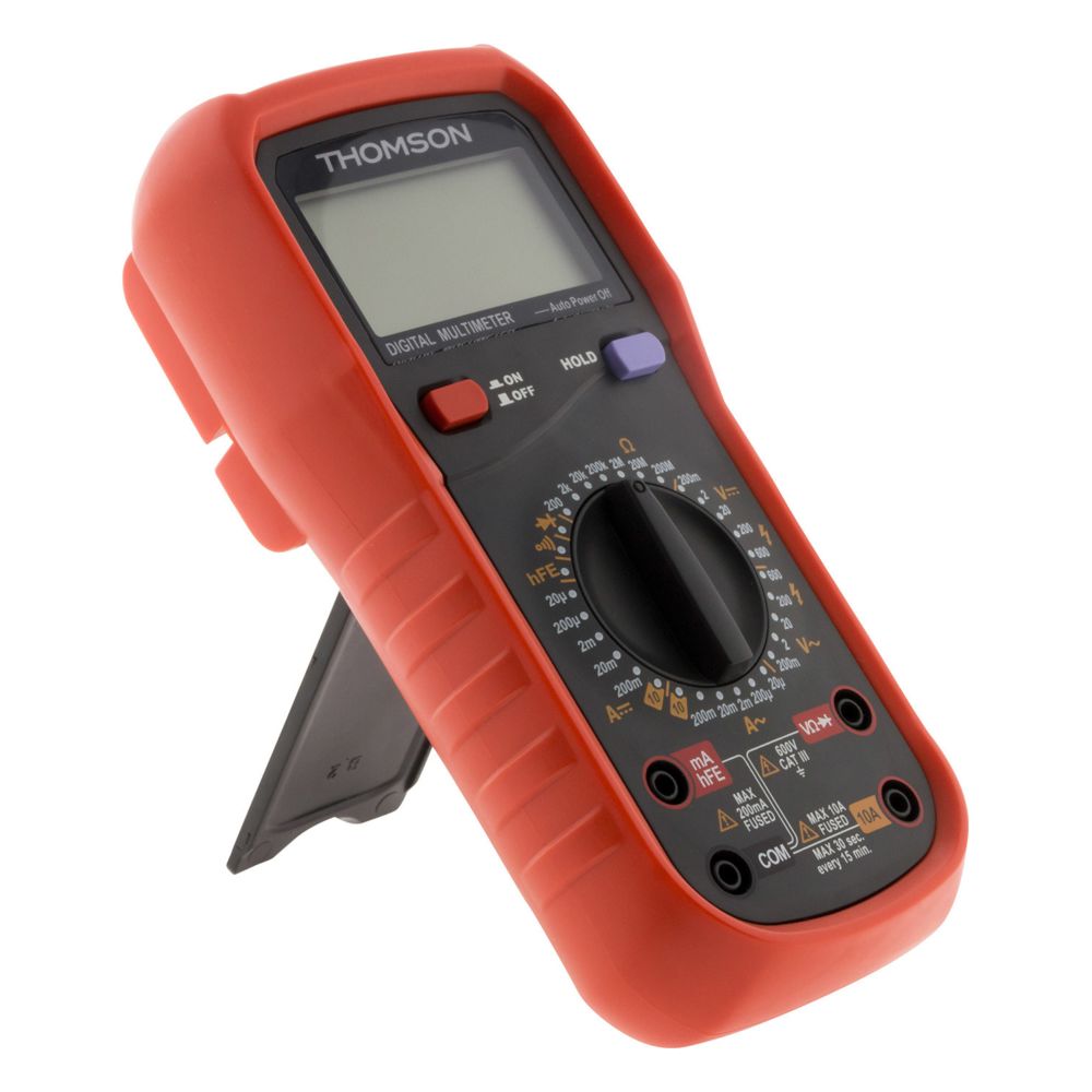 Thomson - Multimètre digital antichoc - 8 Fonctions CAT III 600V - Thomson - Appareils de mesure
