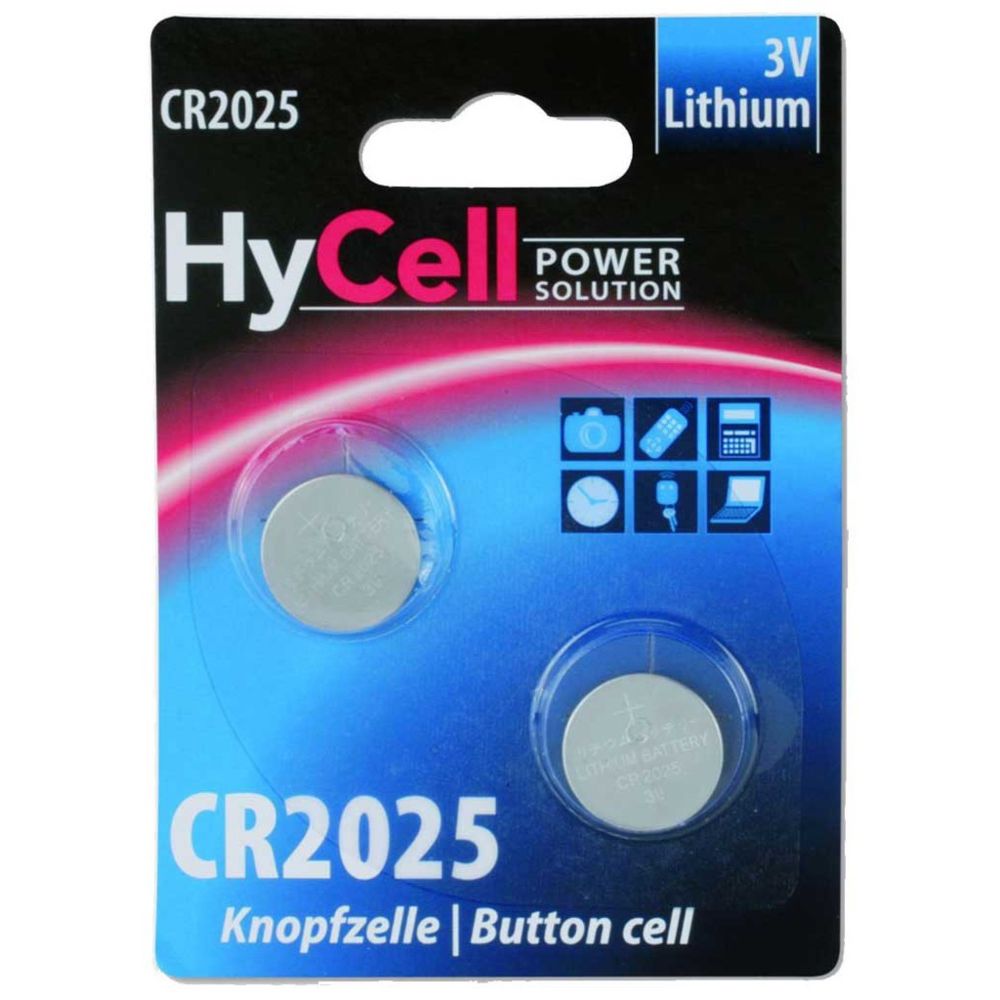 marque generique - 2pcs blister Ansmann HyCell pile bouton 3V Lithium CR2025 (5020192) - Piles rechargeables