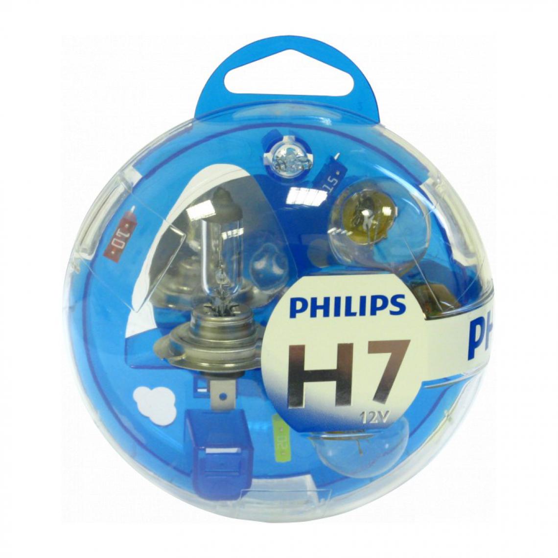 Philips - Coffret d'ampoules H7 PHILIPS Essential Box (55719EBKM) - Ampoules LED