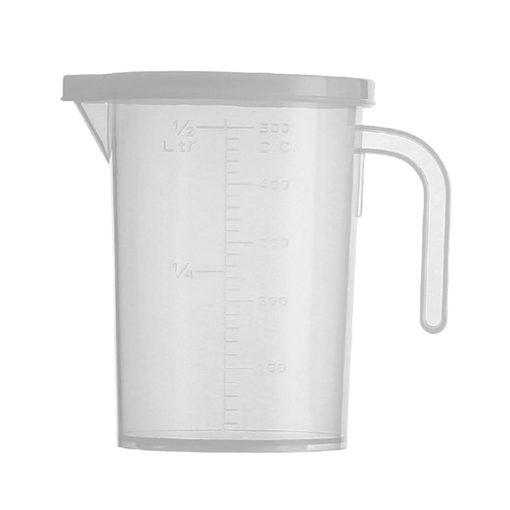 marque generique - Transparent Kitchen Liquid Scale Measuring Cup Gradé Beaker 500ml - Kitchenette
