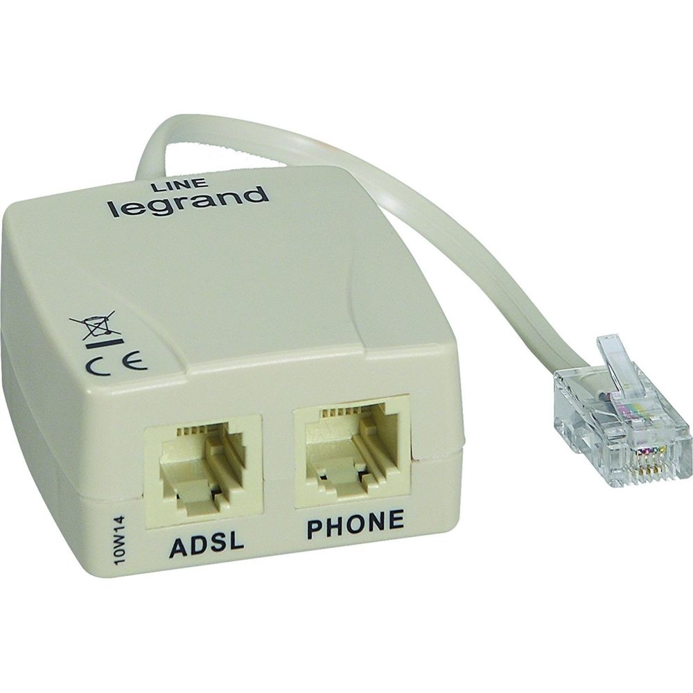 Legrand - LEGRAND Filtre ADSL pour prise RJ 45 - Coffrets de communication