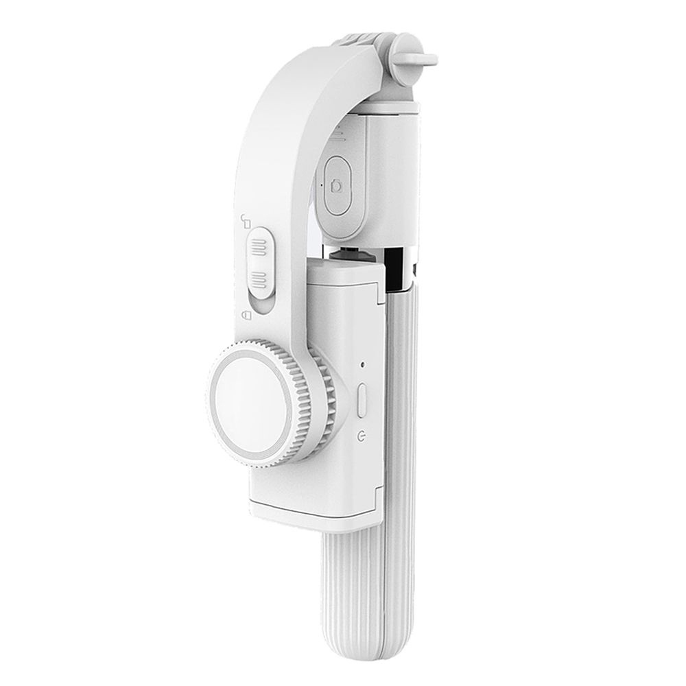 marque generique - Obturateur à Distance Bluetooth Pour Trépied Monopode Selfie Stick Pour IPhone 11 Blanc - Équerre étagère