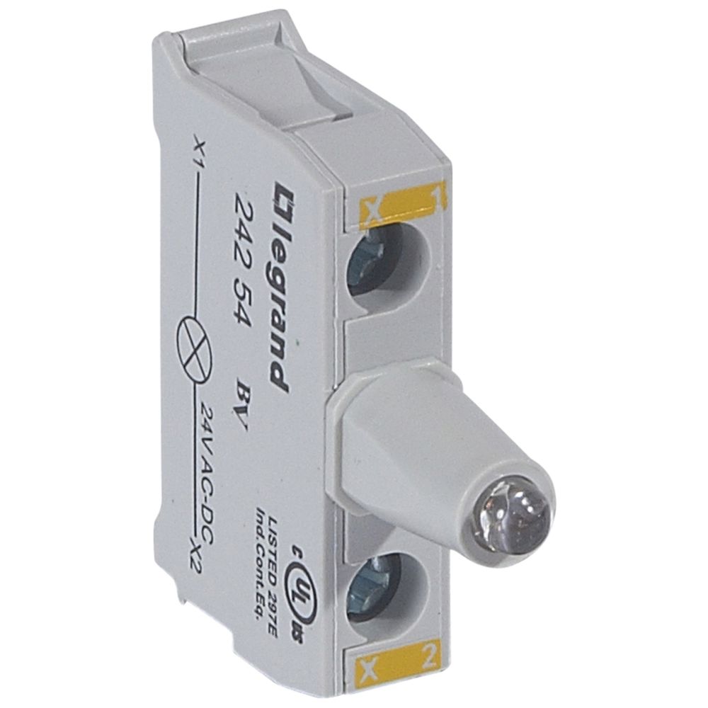 Legrand - bloc lumineux 12-24v ac-dc jaune pour boite à boutons legrand osmoz - Autres équipements modulaires
