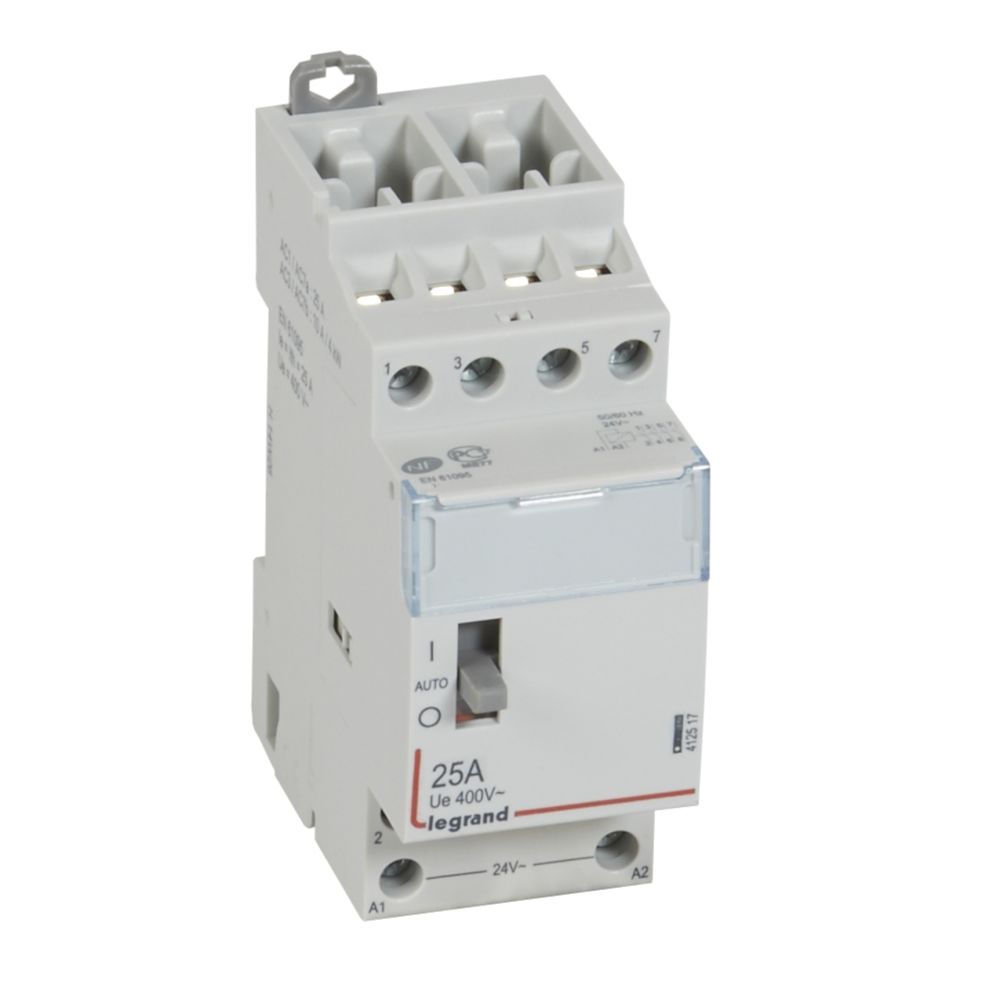 Legrand - contacteur legrand cx3 25a 4 contacts nf bobine 24 volts ac - cm - Télérupteurs, minuteries et horloges