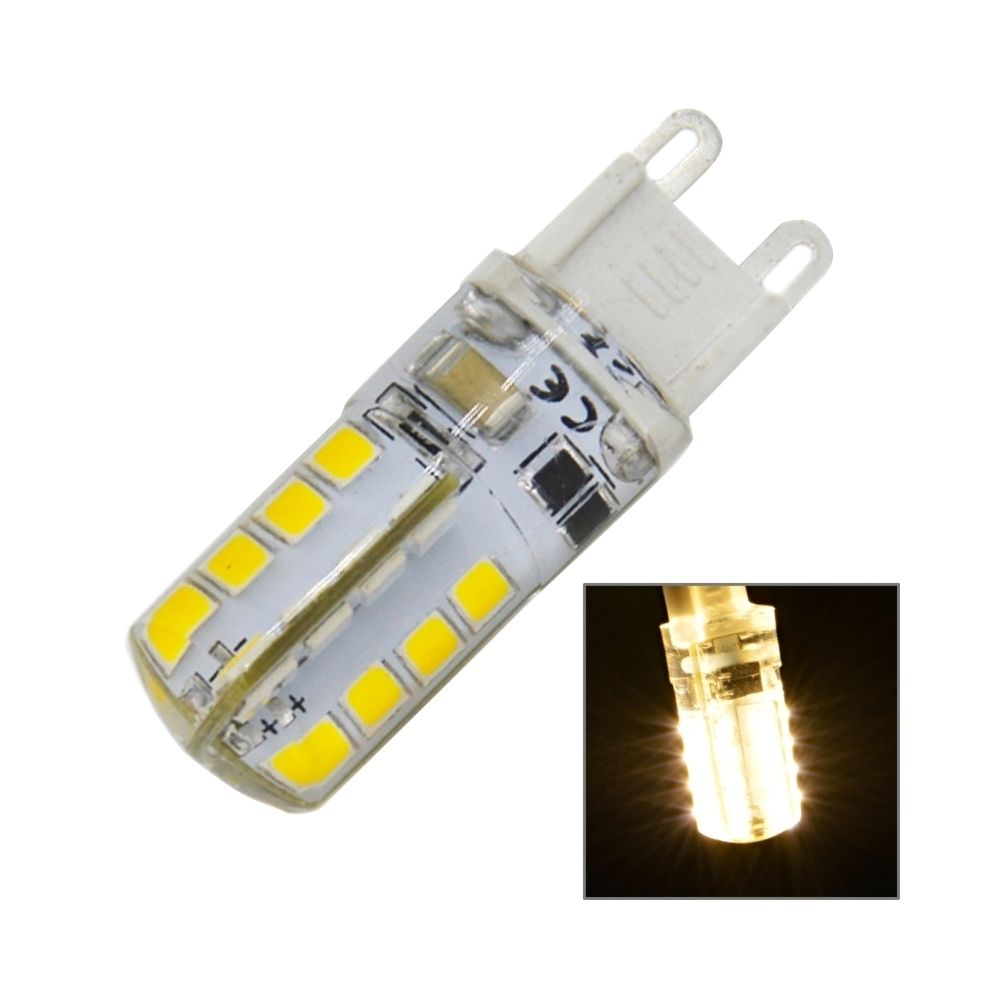 Wewoo - Ampoule G9 3.5W lumière blanche 240LM 32 LED SMD 2835 Silicone de maïs, AC 220V - Ampoules LED