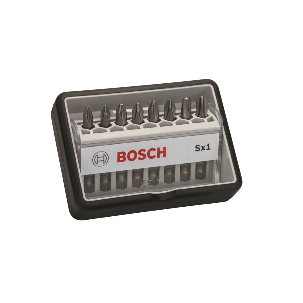 Bosch - Set de 8 embouts de vissage Extra-dure Robust Line L 49 mm 2607002556 - Accessoires vissage, perçage