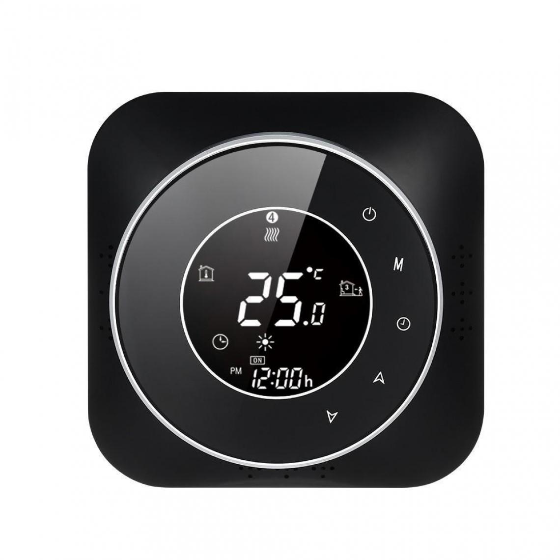 Justgreenbox - Thermostat programmable 5+1+1 Six périodes à écran tactile LCD avec thermorégulateur de chauffage de l'eau, avec Wifi - Thermostat